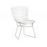 1-е фото Bertoia хромированный с белой подушкой
